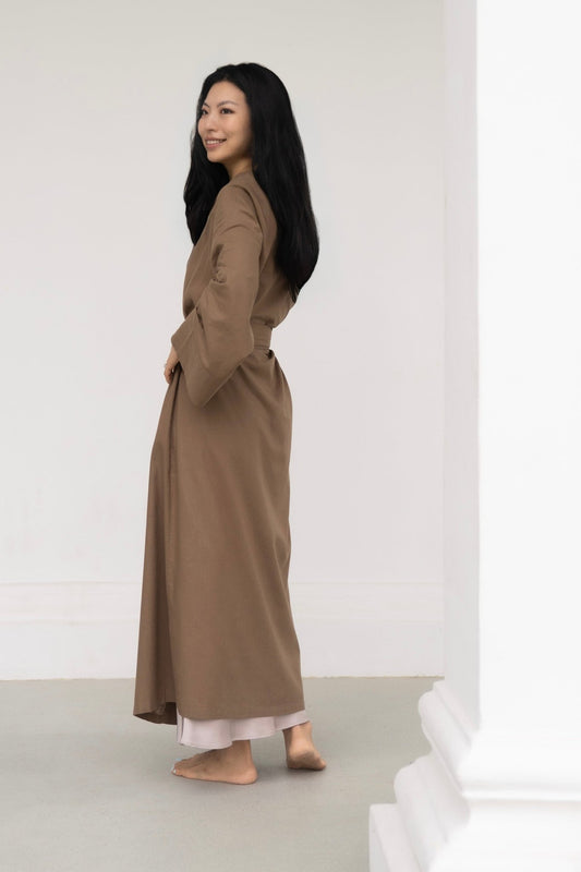 Mocca Brown Kimono - TB Project