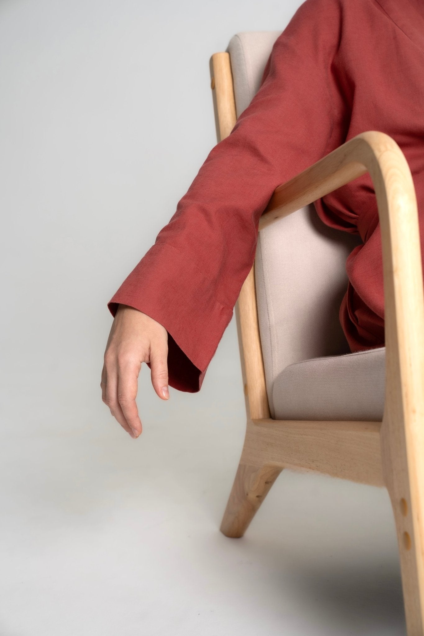 Brick Red Kimono - TB Project