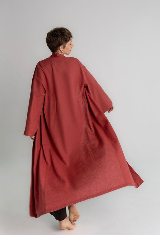 Brick Red Kimono - TB Project