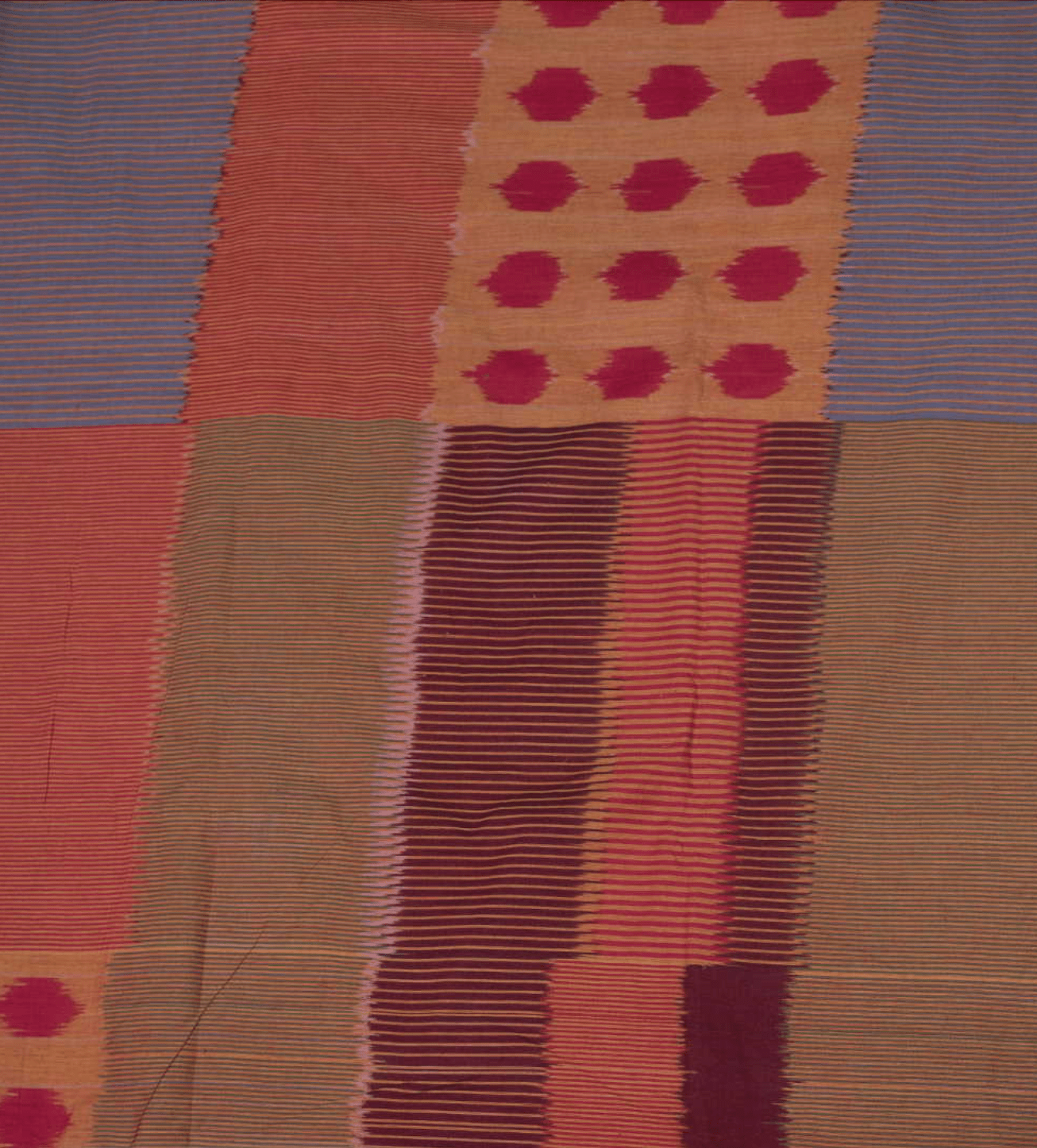 Handwoven Sunset Ikat Cotton Kimono - TB Project