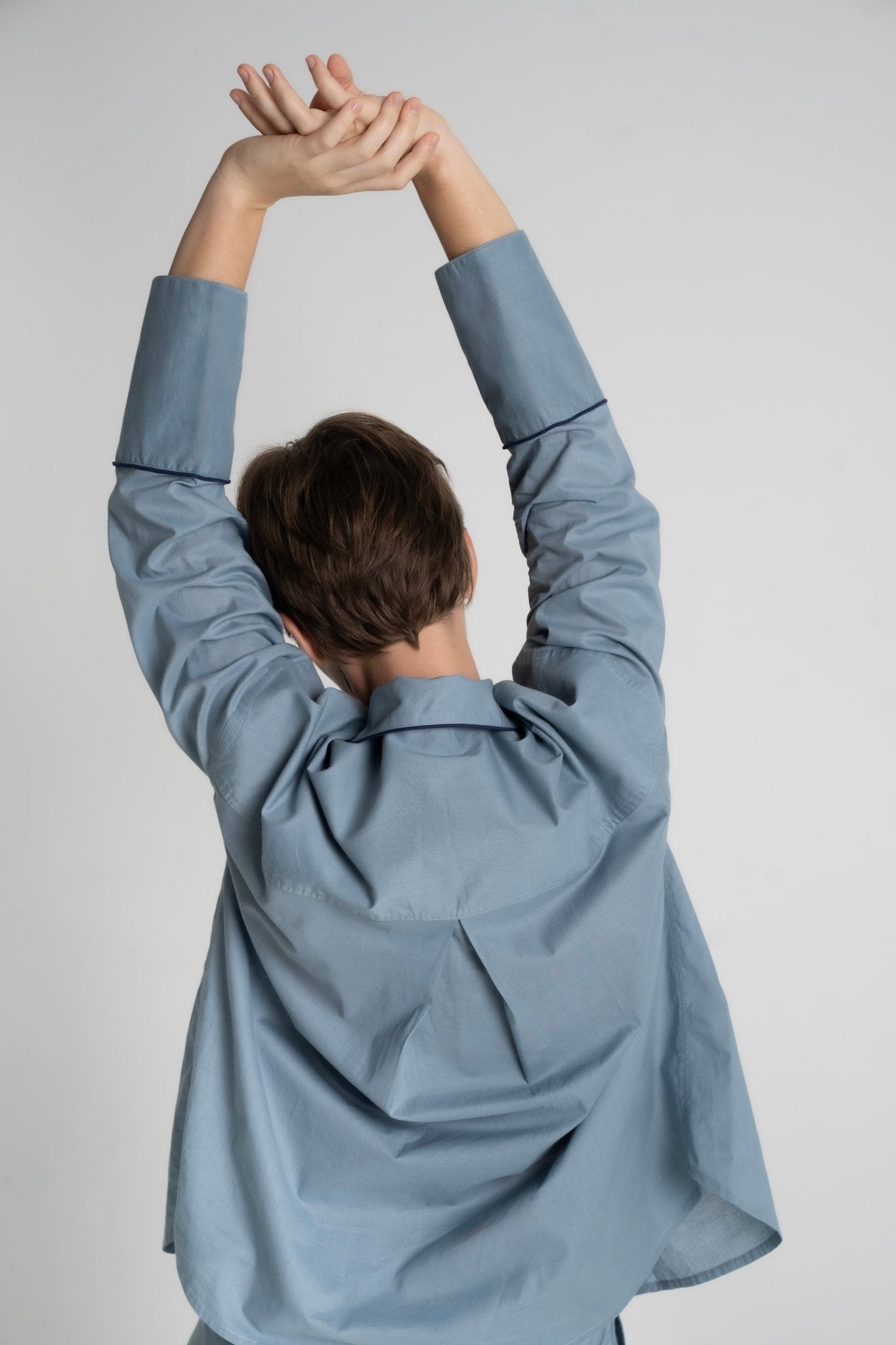 Sky Blue Cotton Pyjama - TB Project